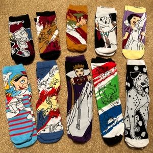 Disney 12 Days of Socks. Women Size 4 - 10. Excellent Used Condition!